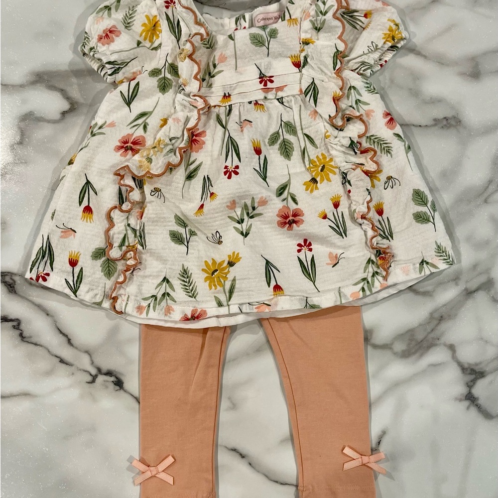 Catherine Malandrino Floral Baby Dress